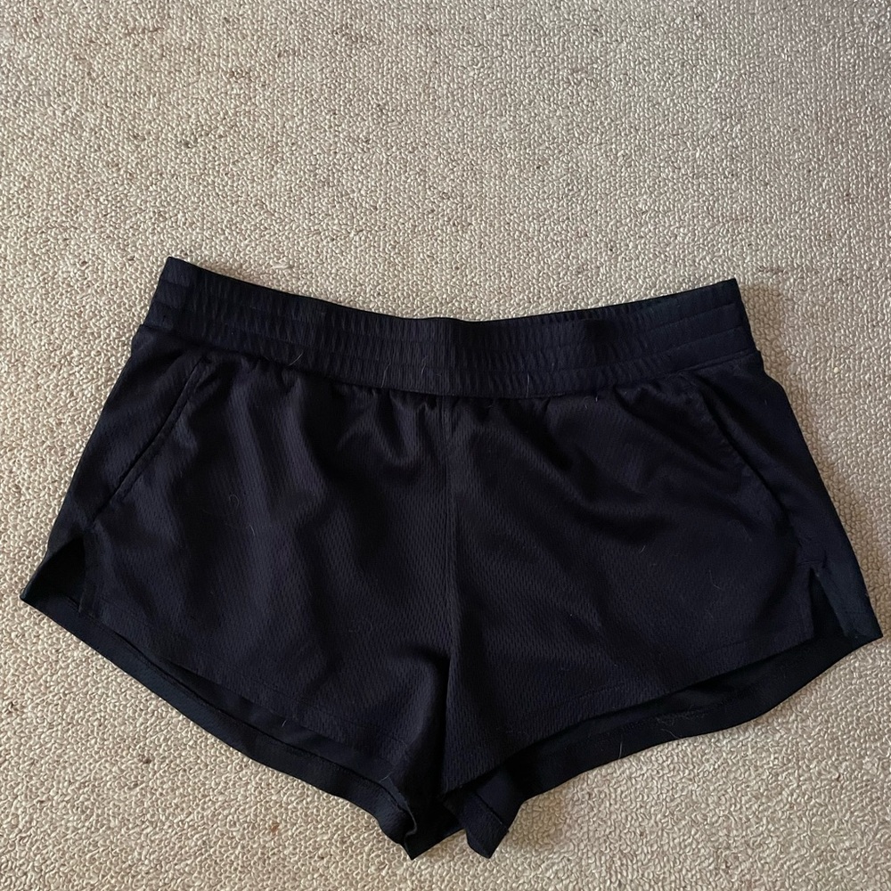 GAP Black Mesh Athletic Shorts